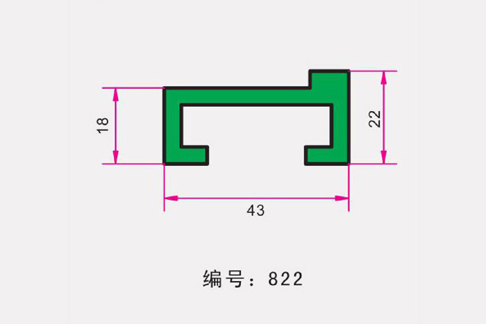 TG-822寶型耐磨條